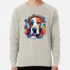 ssrcolightweight sweatshirtmensoatmeal heatherfrontsquare productx1000 bgf8f8f8 33 - Beagle Merch